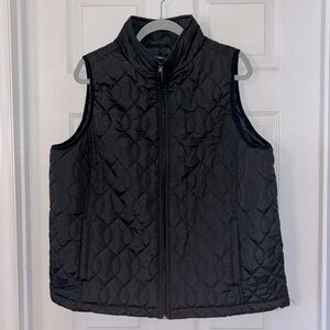 Women’s Quilted Vest, size 2X, Black, NEW, Puffer